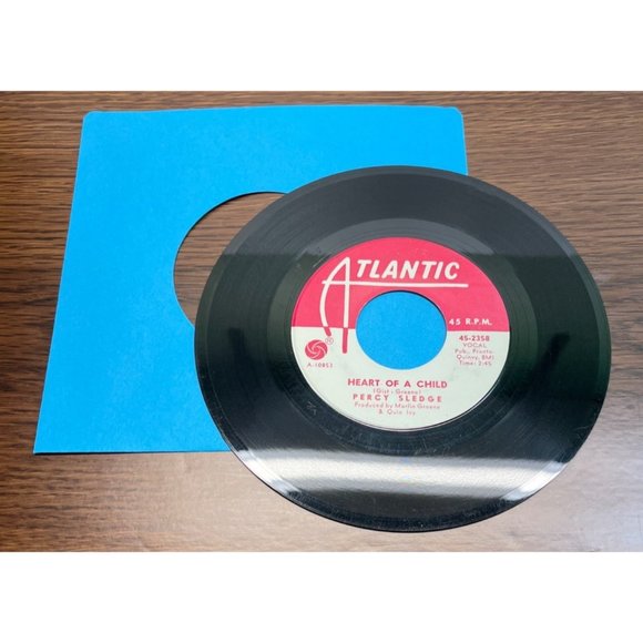 Percy Sledge It Tears Me Up / Heart of a Child 45 Northern Soul Promo Atlantic - Picture 4 of 4
